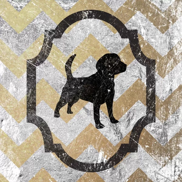 Decorative Elements: Beagle (Gray&Yellow) by 5by5collective