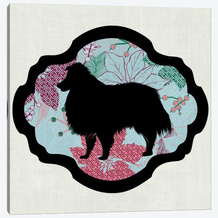 Collie (Red&Blue) I Canvas Print #OSP2} by 5by5collective Canvas Print