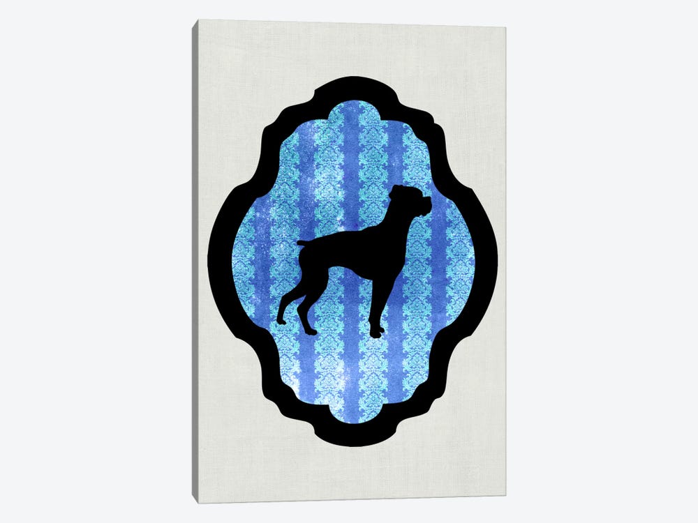 Boxer (Black&Blue) II by 5by5collective 1-piece Art Print