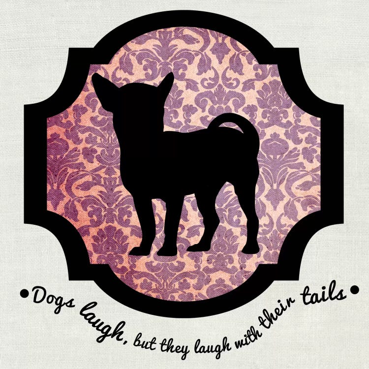 Chihuahua (Vinous&Black) II by 5by5collective wall art