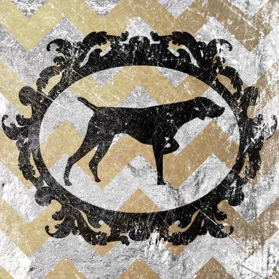 Pointer (Yellow&Gray) by 5by5collective framed wall art