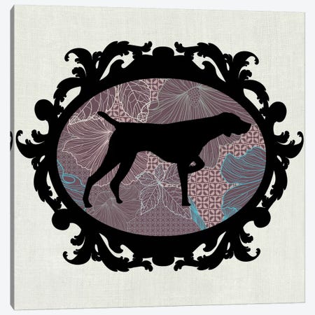 Pointer (Black&Vinous) I Canvas Print #OSP58} by 5by5collective Canvas Artwork
