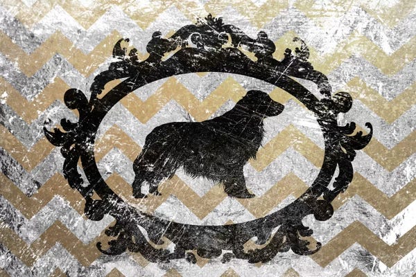 Chevron: Retriever (Yellow&Gray) by 5by5collective