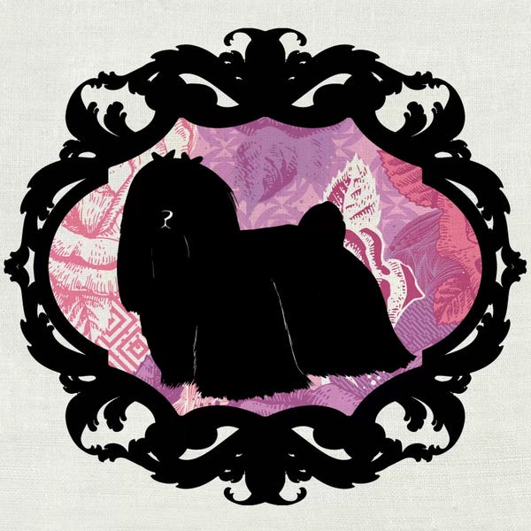 Maltese: Maltese (Black&Pink) I by 5by5collective