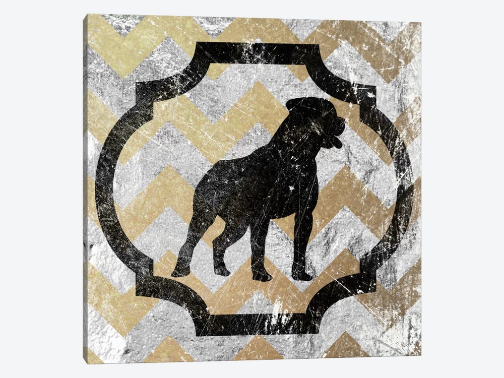 Staffordshire Bull Terrier (Yellow&Gray) by 5by5collective 1-piece Art Print