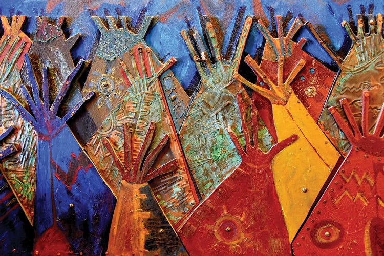 Celebrate I by LuAnn Ostergaard wall art