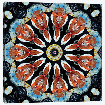 Akai Hi Mandala I Canvas Print #OST1} by LuAnn Ostergaard Art Print