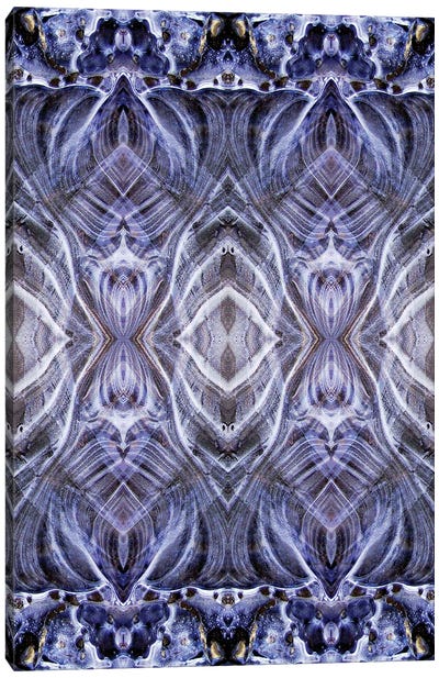 Kori IV Canvas Art Print - Purple Abstract Art