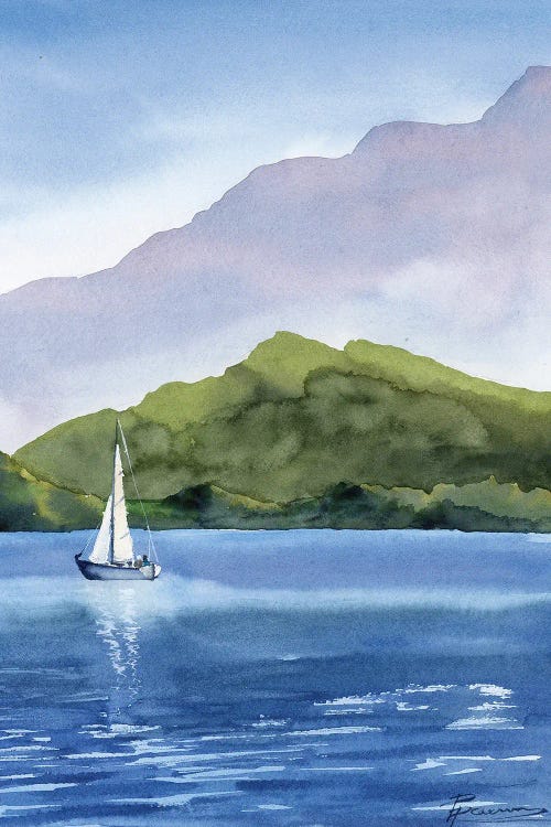 Sailing Into Serenity by Olga Tchefranov wall art