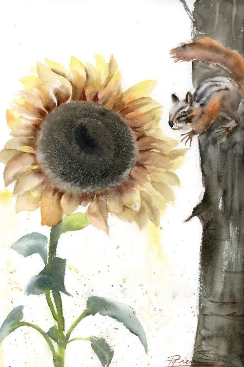 Curious Encounter by Olga Tchefranov wall art