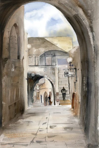 Olga Tchefranov: Jaffa Archway by Olga Tchefranov