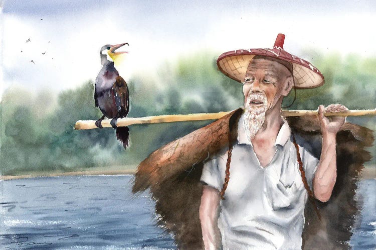 River Companions by Olga Tchefranov wall art