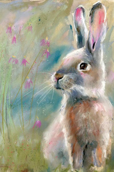 Rabbits: The Rabbit (Mixed-Media) by Olga Tchefranov