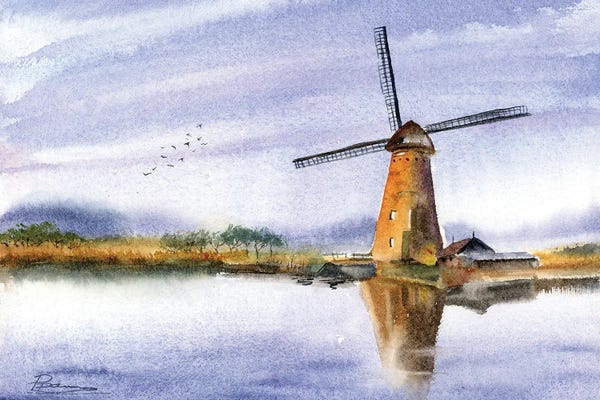 Reflections Of The Windmill