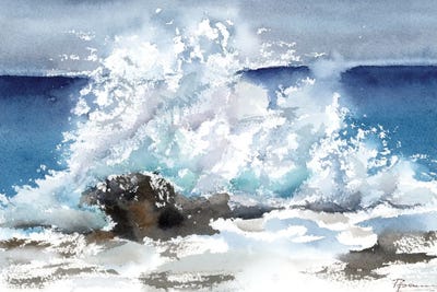 Canvas Print: Wave Crash by Olga Tchefranov - thumbnail