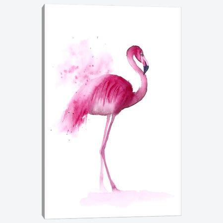 4 Flamingos III Canvas Print #OTF38} by Olga Tchefranov Canvas Print