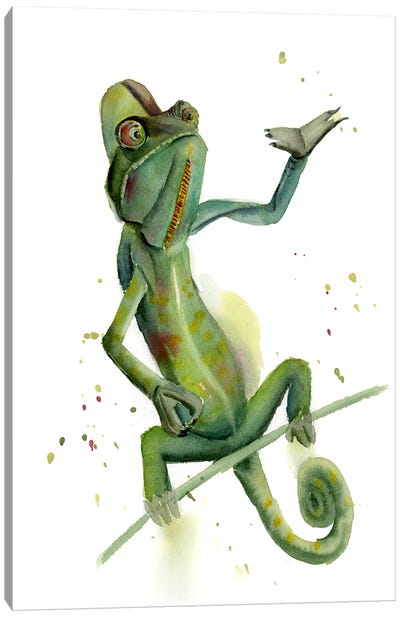 Chameleon Canvas Art Print - Chameleon Art