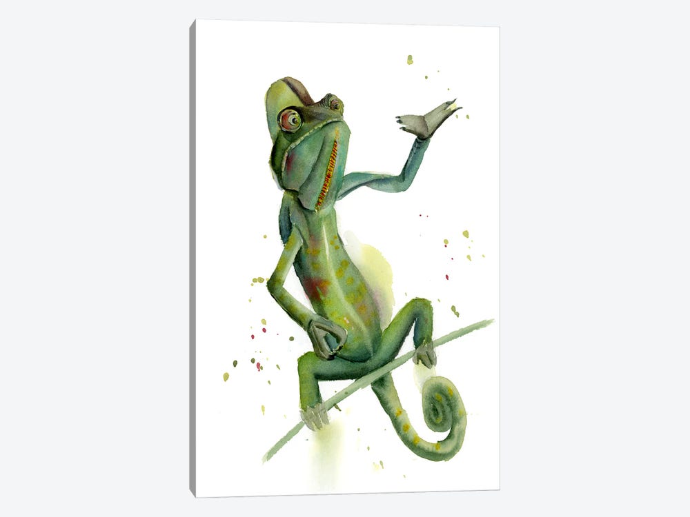 Chameleon by Olga Tchefranov 1-piece Canvas Print