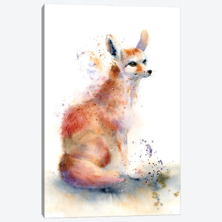 Fox Canvas Print #OTF51} by Olga Tchefranov Canvas Print
