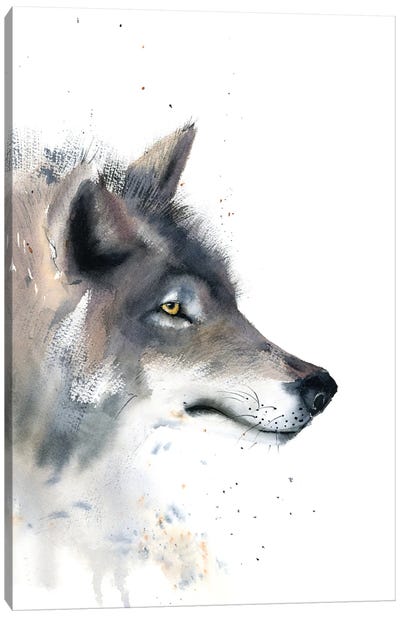 Wolves II Canvas Art Print - Olga Tchefranov