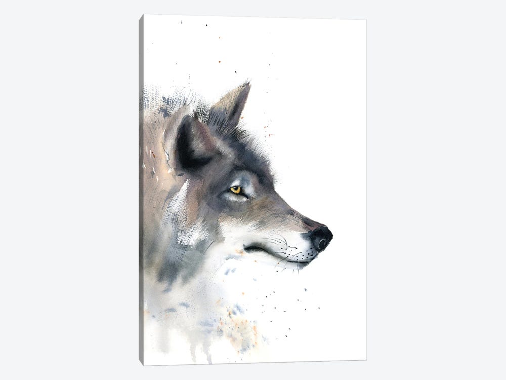Wolves II by Olga Tchefranov 1-piece Canvas Wall Art