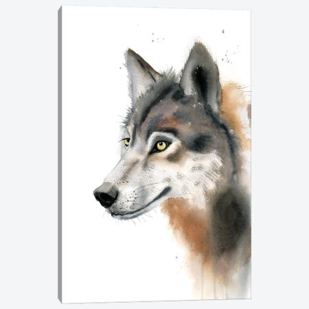 Wolves III Canvas Print #OTF56} by Olga Tchefranov Canvas Art