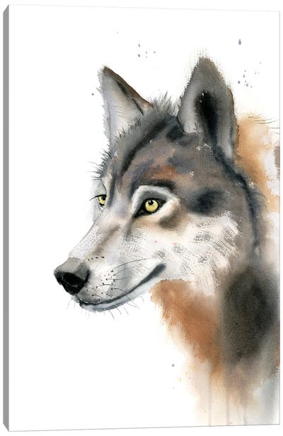 Wolves III Canvas Art Print - Olga Tchefranov