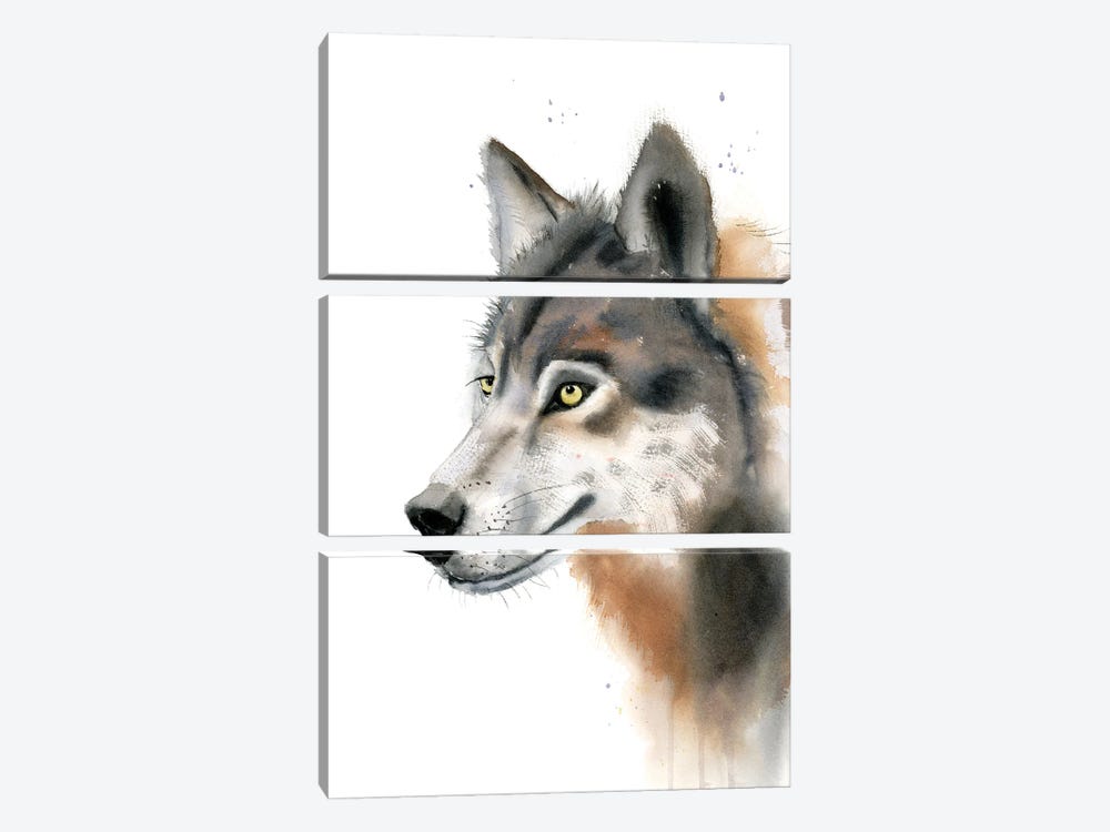 Wolves III by Olga Tchefranov 3-piece Art Print