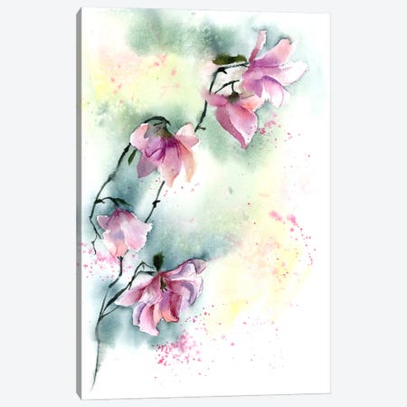 Magnolias I Canvas Print #OTF57} by Olga Tchefranov Canvas Artwork