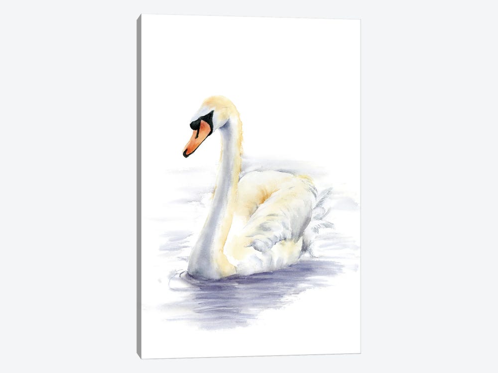 Swan by Olga Tchefranov 1-piece Canvas Print