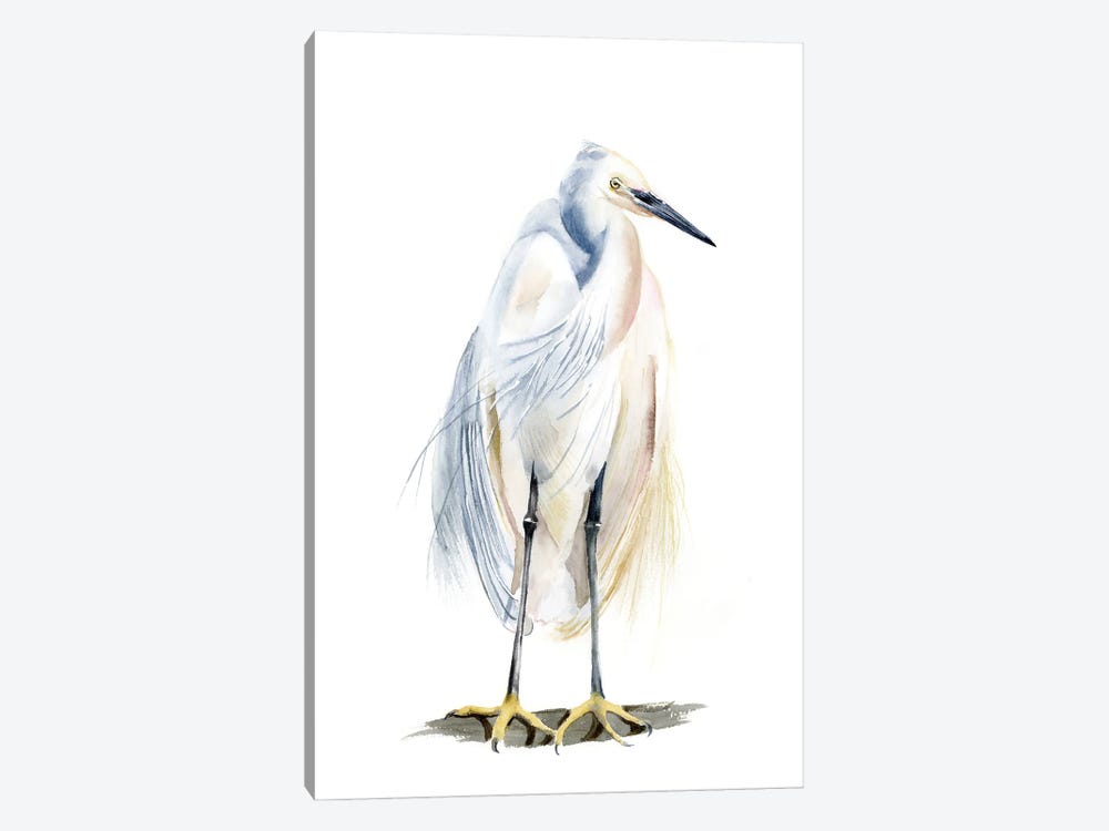 White Heron by Olga Tchefranov 1-piece Canvas Art