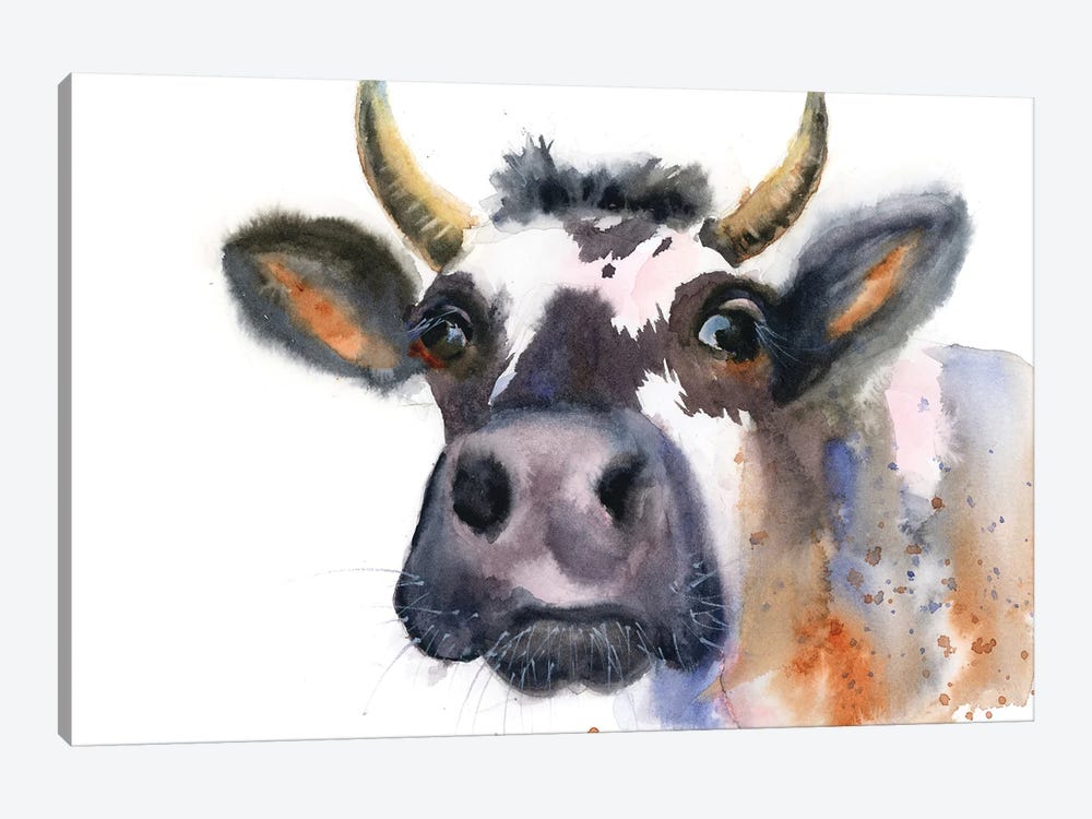 Cow by Olga Tchefranov 1-piece Art Print