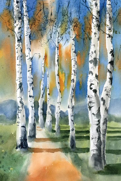 Birch Trees: Birch Trees I by Olga Tchefranov