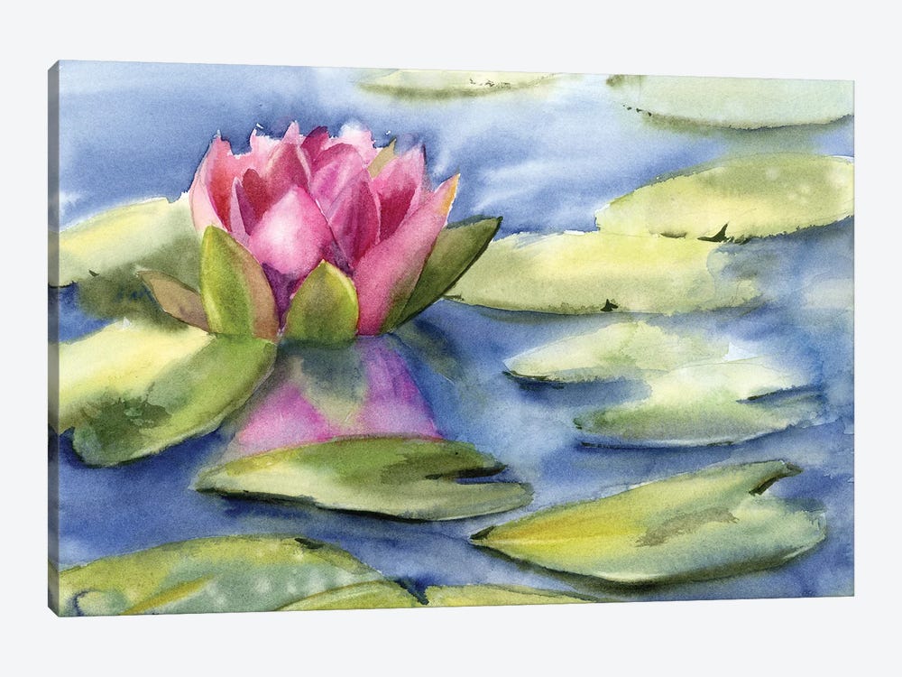 Lotus by Olga Tchefranov 1-piece Canvas Art