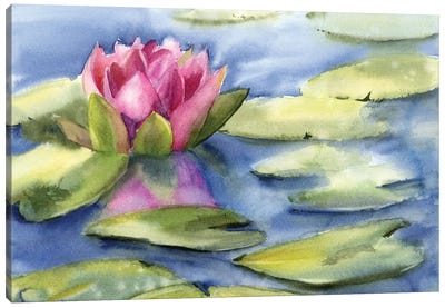 Lotus Canvas Art Print - Olga Tchefranov