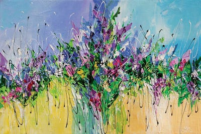 Summer Breeze by Olga Tkachyk framed canvas print