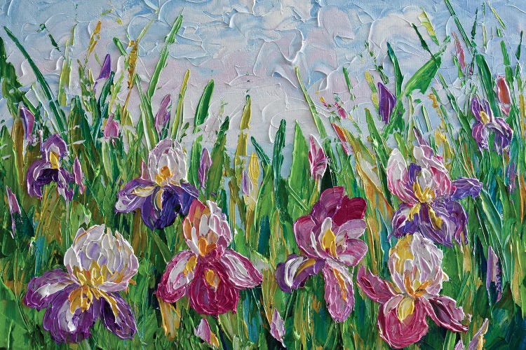 Irises by Olga Tkachyk wall art