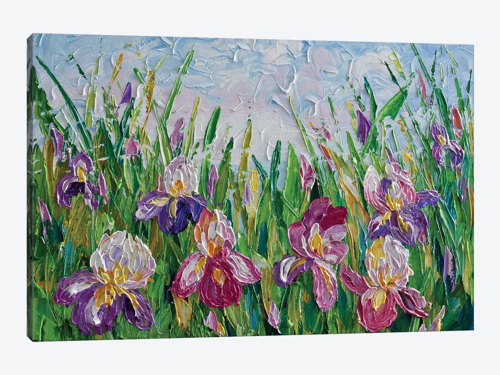 Irises by Olga Tkachyk 1-piece Canvas Wall Art