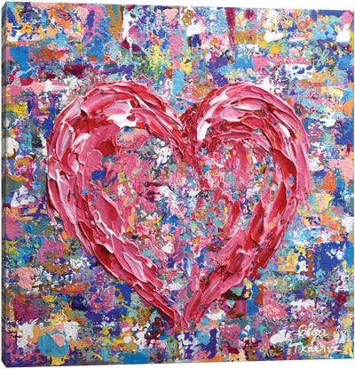 Love Canvas Art Print - Heart Art