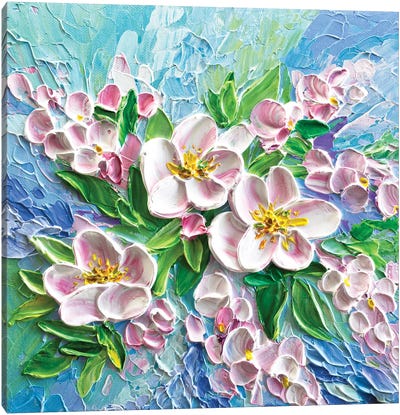 Apple Blossom II Canvas Art Print - Olga Tkachyk