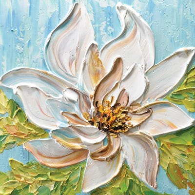 Magnolia III by Olga Tkachyk framed canvas print