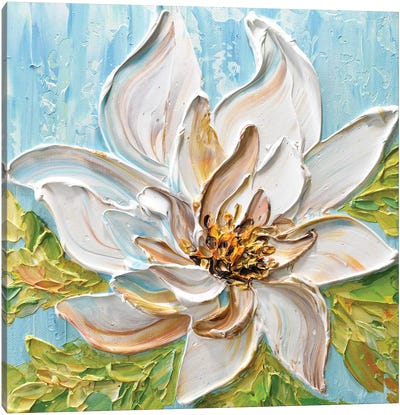 Magnolia III Canvas Art Print - Olga Tkachyk