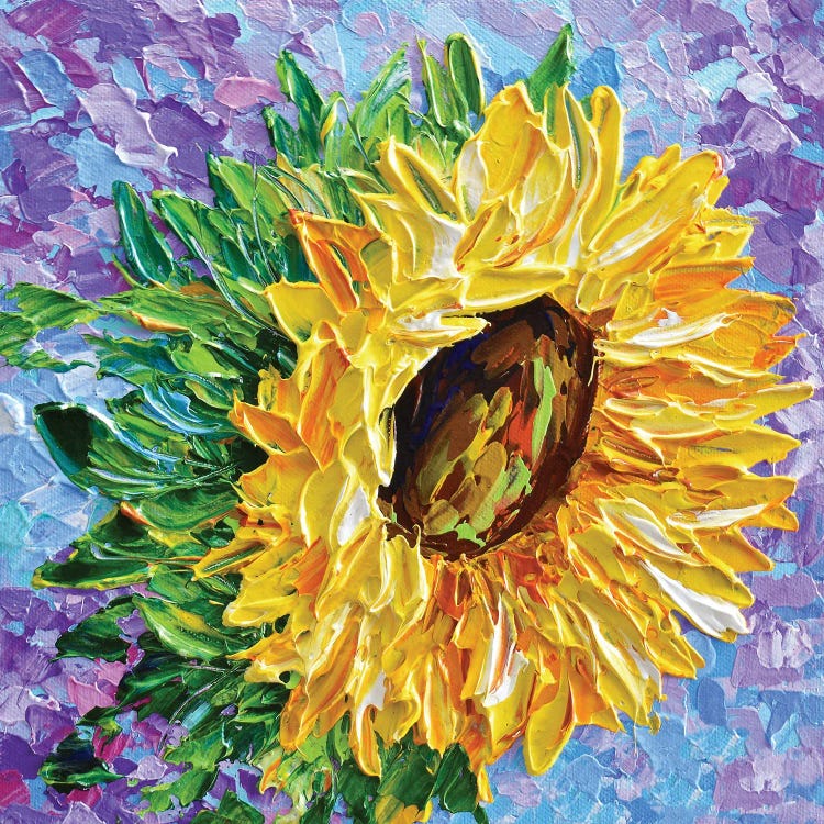 Sunflower And Lavender II