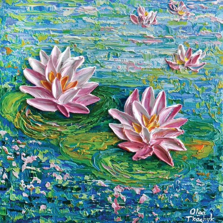 Water Lilies At The Park