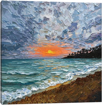 Sunset Canvas Art Print - Olga Tkachyk