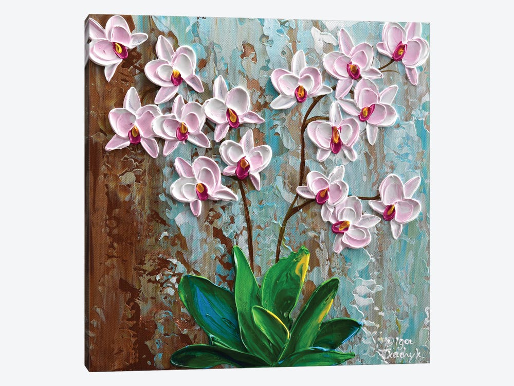 Pink Orchid by Olga Tkachyk 1-piece Canvas Print
