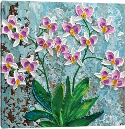 Orchid Canvas Art Print - Art Gifts for Her