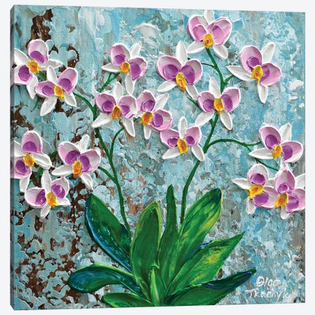 Orchid Canvas Print #OTK142} by Olga Tkachyk Canvas Artwork