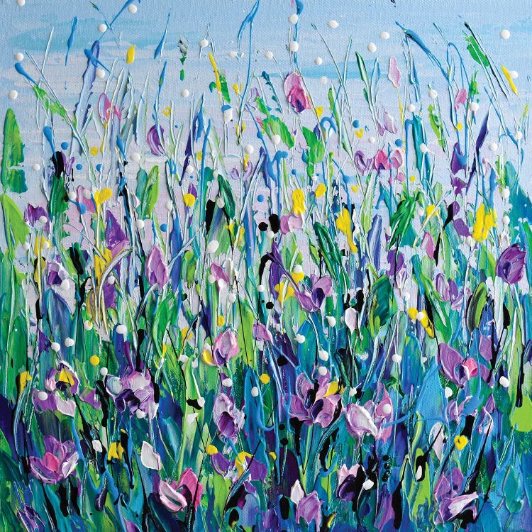Purple Meadow by Olga Tkachyk wall art