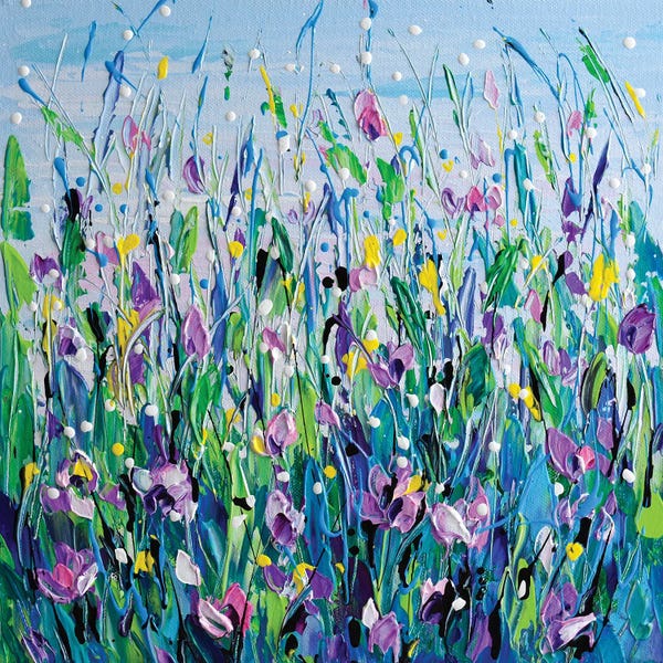Olga Tkachyk: Purple Meadow by Olga Tkachyk